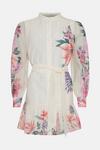 Oasis Rose Dufton Floral Border Printed Shirt Dress thumbnail 4