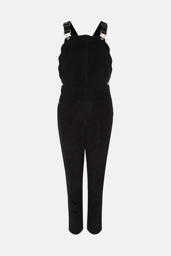 Oasis Cord Scallop Dungaree 4