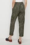 Oasis Floral Printed Canvas Utility Trouser thumbnail 3