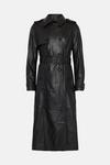 Oasis Leather Trench Coat thumbnail 4