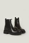 Oasis Leather Chunky Chelsea Boot thumbnail 1