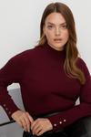 Oasis Curve Knitted Funnel Neck Jumper thumbnail 1