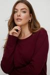 Oasis Plus Size Knitted Crew Jumper thumbnail 1