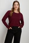 Oasis Plus Size Knitted Crew Jumper thumbnail 2