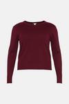 Oasis Plus Size Knitted Crew Jumper thumbnail 4