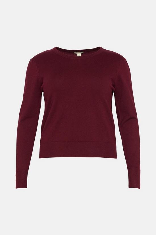 Oasis Plus Size Knitted Crew Jumper 4