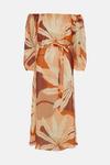 Oasis Rachel Stevens Viscose Silk Palm Print Dress thumbnail 5