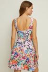 Oasis Rose Dufton Floral Bodice Pleat Mini Dress thumbnail 3