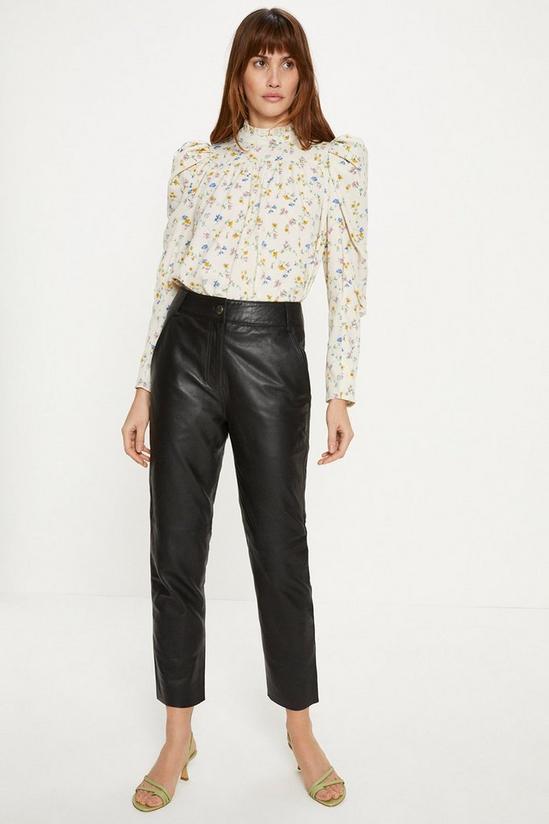 Oasis Rachel Stevens Straight Leg Leather Trouser 1