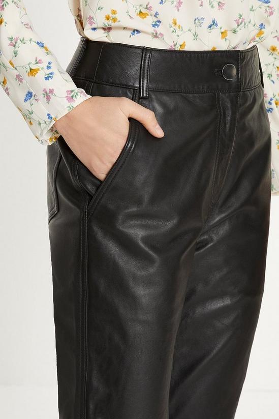 Oasis Rachel Stevens Straight Leg Leather Trouser 2