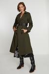 Oasis Double Breasted Belted Trench Coat thumbnail 2