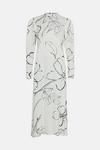 Oasis Rose Dufton Sketchy Floral Midi Dress thumbnail 4