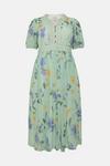 Oasis Plus Size Floral Dobby Chiffon Lace Dress thumbnail 4
