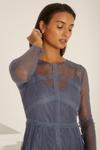 Oasis Petite Delicate Lace Long Sleeve Maxi Dress thumbnail 2