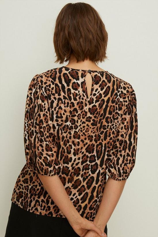 Oasis Neutral Animal Print Shell Top 3