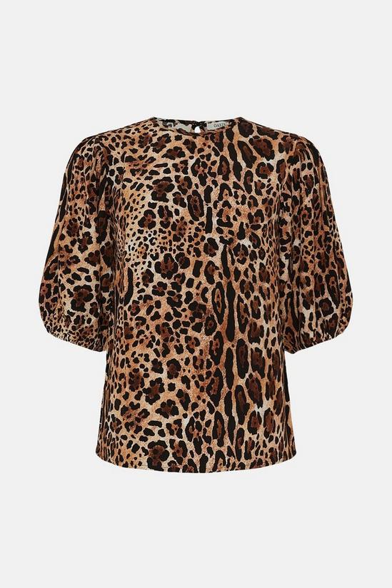 Oasis Neutral Animal Print Shell Top 4
