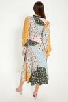 Oasis Lace Trim Patched Floral Print Midi Dress thumbnail 3