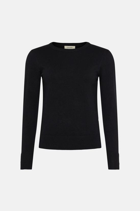 Oasis Knitted Crew Jumper 4