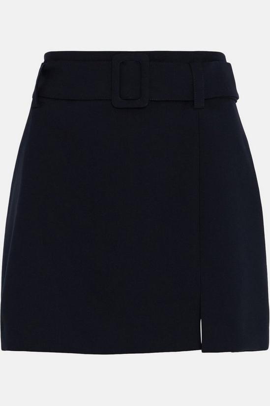Oasis Belted Split Detail Mini Skirt 4