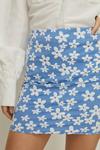 Oasis Petite Floral Jacquard Mini Skirt thumbnail 2