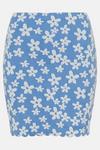 Oasis Petite Floral Jacquard Mini Skirt thumbnail 4