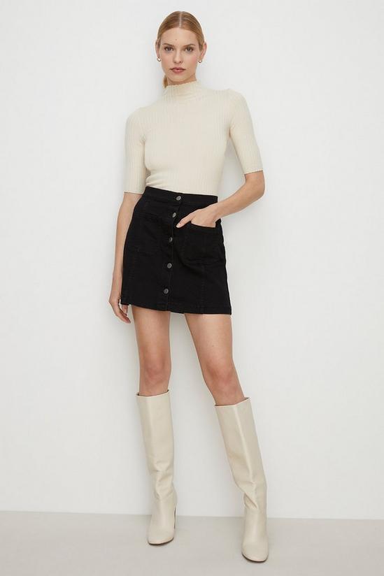 Oasis Denim Mini Skirt 1