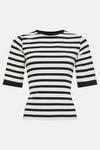 Oasis Stripe Crew Neck Half Sleeve T-shirt thumbnail 4