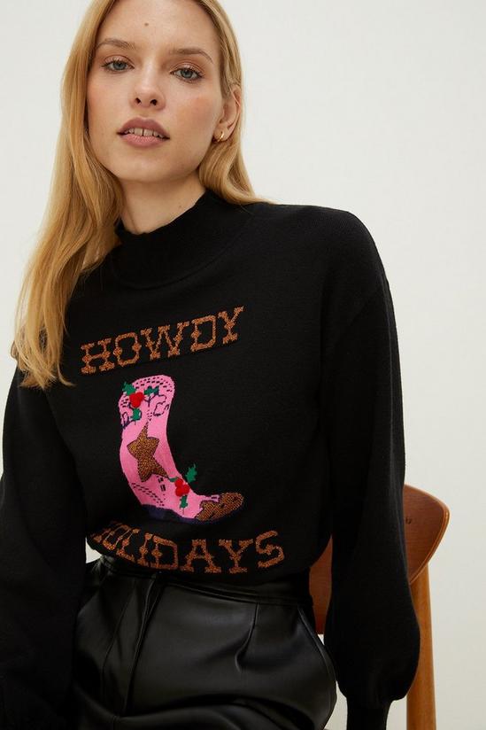 Oasis Howdy Holidays Christmas Jumper 2