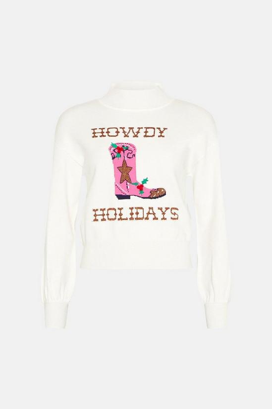 Oasis Howdy Holidays Christmas Jumper 4