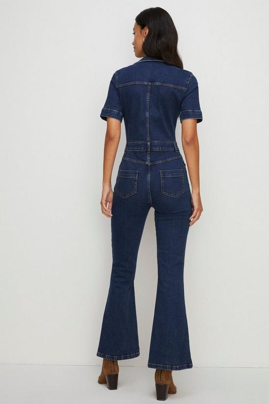 Oasis Fit And Flare Denim Jumpsuit 3