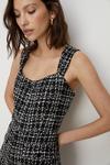 Oasis Sequin Tweed Button Through Playsuit thumbnail 2