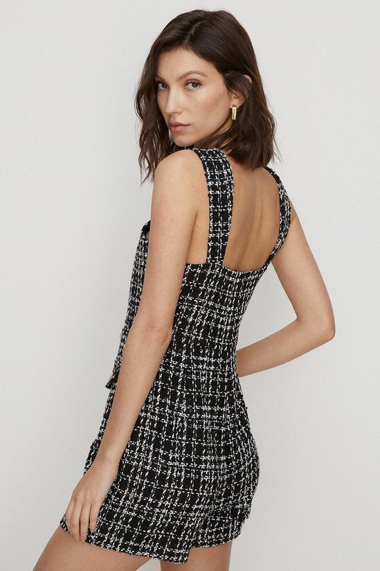 Oasis Sequin Tweed Button Through Playsuit 3