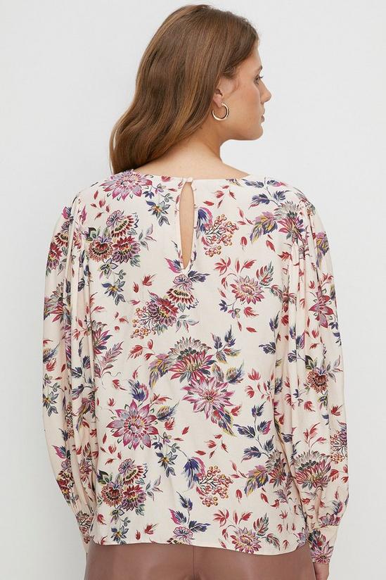 Oasis Paisley Printed Cowl Neck Blouse 3