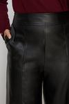 Oasis Plus Size Faux Leather Wide Leg Trouser thumbnail 2