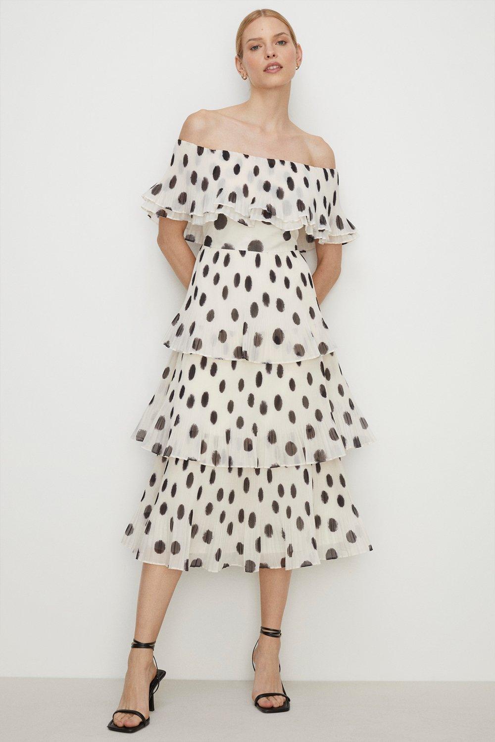 Oasis hot sale spotty dress