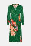 Oasis Oasis x Print Sisters Ruched Side Shirt Dress thumbnail 4