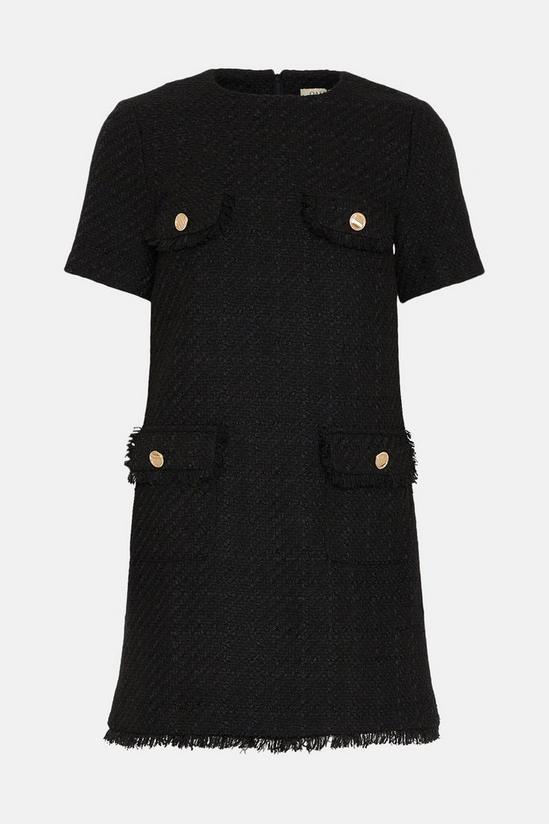 Oasis Tweed Pocket Detail Mini Dress 4