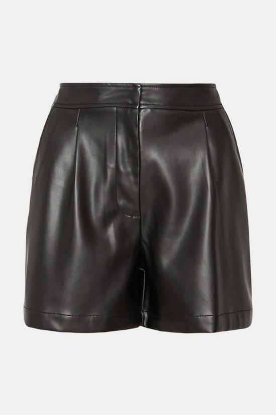 Oasis Faux Leather Tailored Short 4