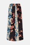 Oasis Mixed All Over Floral Spot Printed Skirt thumbnail 4
