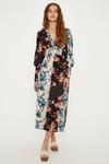 Oasis Mixed All Over Floral Spot Printed Dress thumbnail 1