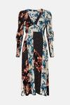 Oasis Mixed All Over Floral Spot Printed Dress thumbnail 4