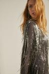 Oasis Rachel Stevens Petite Premium Beaded Fringe Dress thumbnail 3