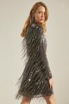 Oasis Rachel Stevens Petite Premium Beaded Fringe Dress thumbnail 4