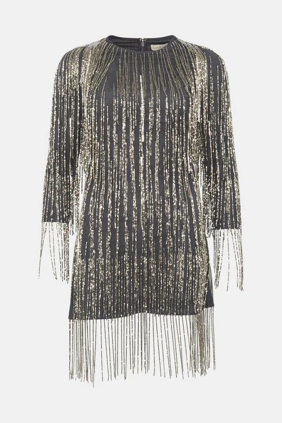 Oasis Rachel Stevens Premium Beaded Fringe Dress 5