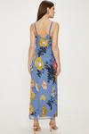 Oasis Pretty Sequin Floral Cowl Neck Midi Dress thumbnail 3