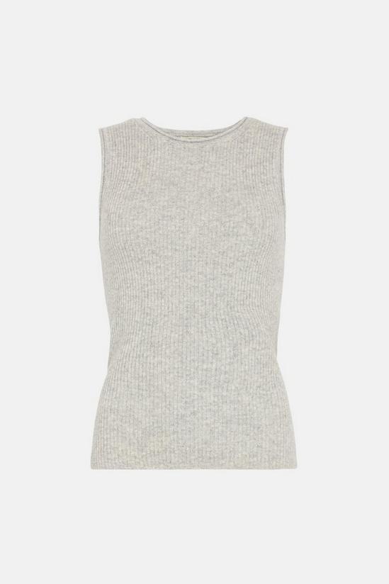 Oasis Rachel Stevens Premium Merino Wool Knitted Rib Vest 4