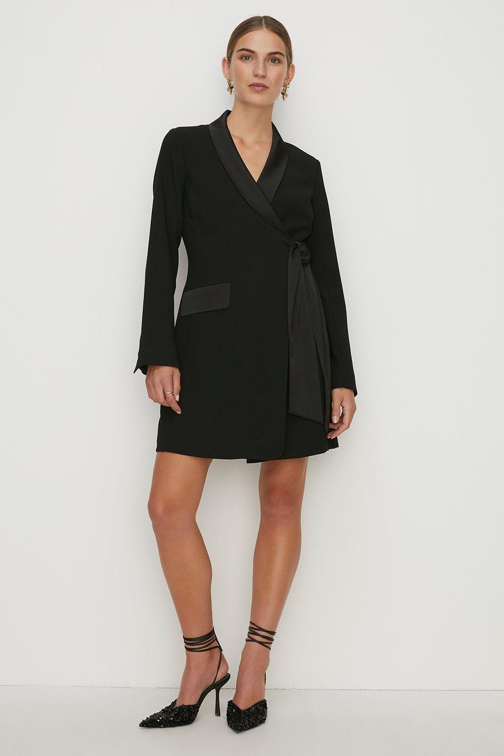 Milly satin blazer on sale dress