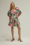 Oasis Oasis x Tipperlyhill Painted Floral Tie Back Dress thumbnail 1