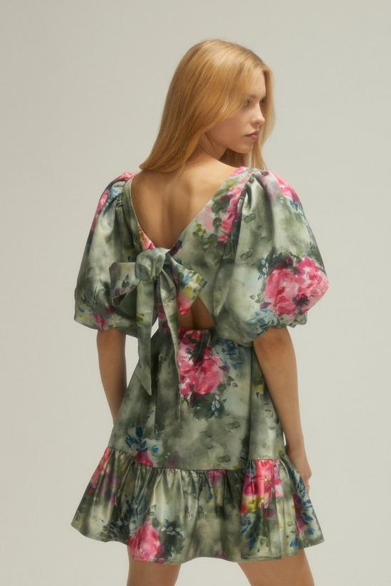 Oasis Oasis x Tipperlyhill Painted Floral Tie Back Dress 3