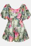 Oasis Oasis x Tipperlyhill Painted Floral Tie Back Dress thumbnail 4